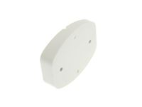 White Exterior Door Retainer Angled Spacer